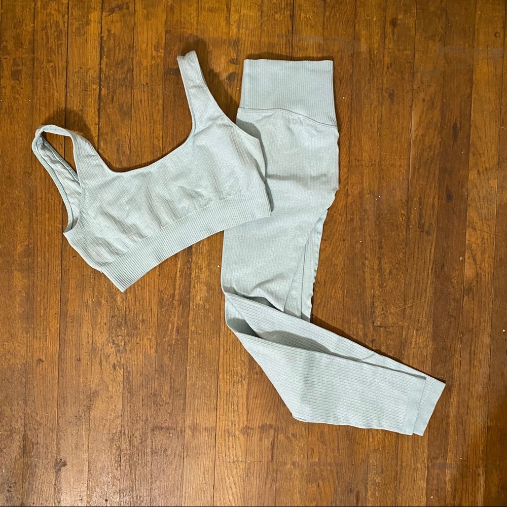 Baby Blue Yoga Set